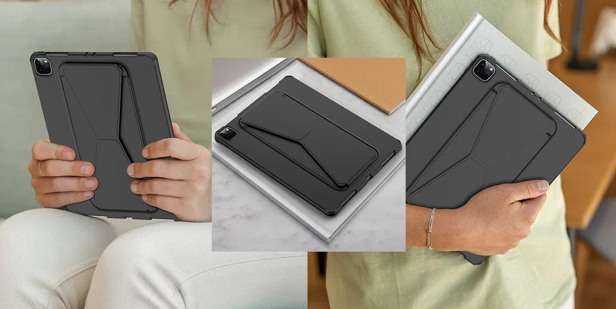 Itskins Spectrum Stand Case For iPad Pro 11 (1st, 2nd, 3rd & 4th Gen.) - Black - Tashqila Itskins Spectrum Stand Case For iPad Pro 11 (1st, 2nd, 3rd & 4th Gen.) - Black - Tashqila